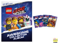 RETIRED - THE LEGO® MOVIE 2 TRADING CARD COLLECTOR ALBUM & CARDS (2019) - NEW
