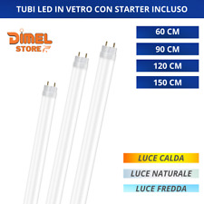 TUBO NEON LED  TUBO G13 T8 60 90 120 150 cm LUCE CALDA NATURALE FREDDA