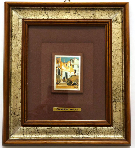 Litografia argento di - litografia, su