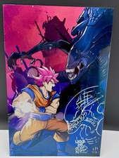 DBZ Vs Aliens metallo firmato