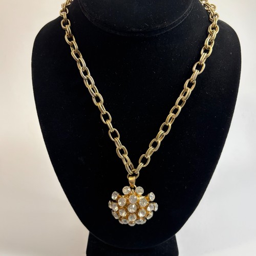 Collana grossa tono oro