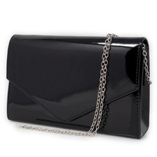 Pochette vernice nera lucida