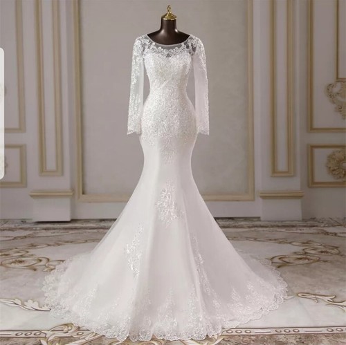 Abito sposa manica lunga - abito,