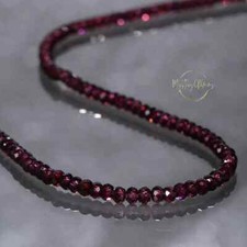 Collana AAA++ Granato Rosso