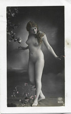 NUDO ARTISTICO CARTOLINA FOTOGRAFICA ANNI '30 CIRCA