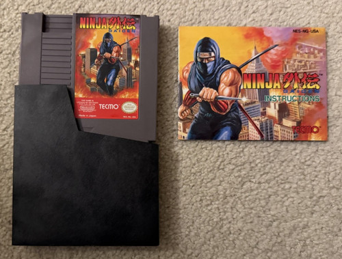 Ninja gaiden nes cartuccia - ninja,
