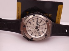 CHRONO IWC INGENIEUR DOUBLE TITANIO RATTRAPANTE SPLIT SECOND IW3865 OROLOGIO