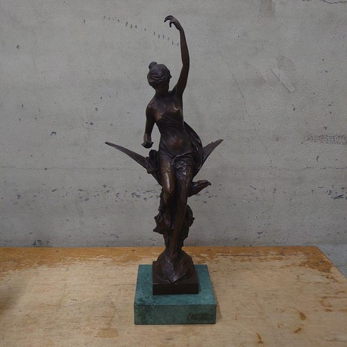 Antica statua bronzo - antica, in