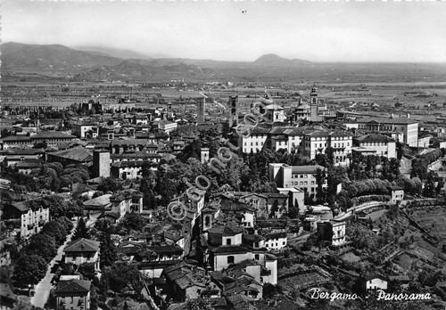 Cartolina bergamo panorama - cartolina,
