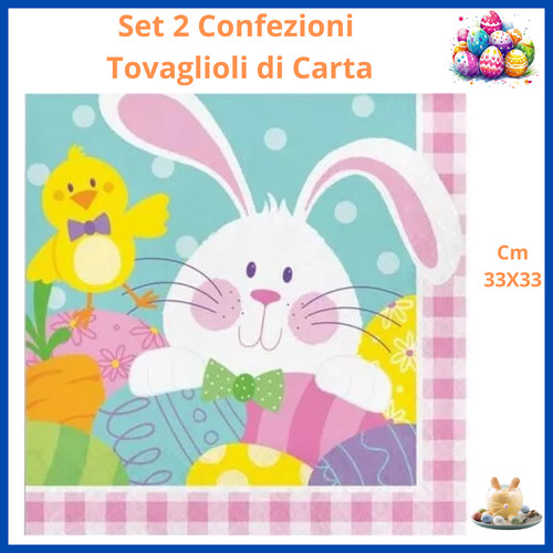 Set tovaglioli carta - set,