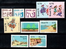 Brasile 1975 Nuovo ** 100% turismo, paesaggi, danza