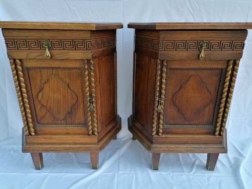 Coppia comodini stile - comodini,