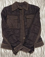 Giacchino misto jeans donna