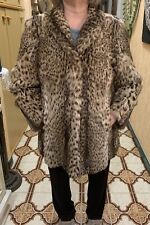 Giaccone in vera pelliccia di ocelot vintage