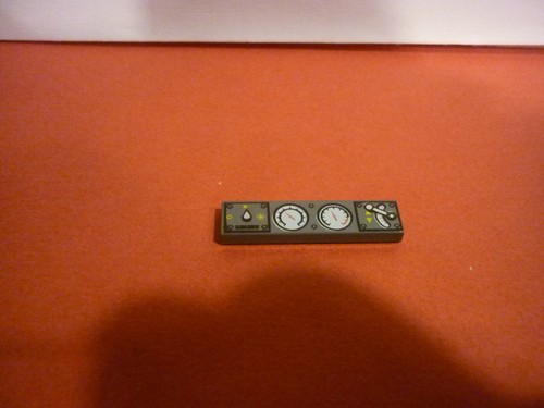 Lego dkstone tile 1x4 light - lego,