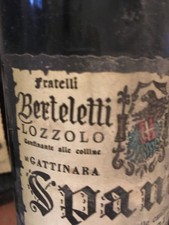 Vintage Vino Rosso Spanna  Castello Di Lozzolo 1964 s F.lli  Berteletti 72cl 13%