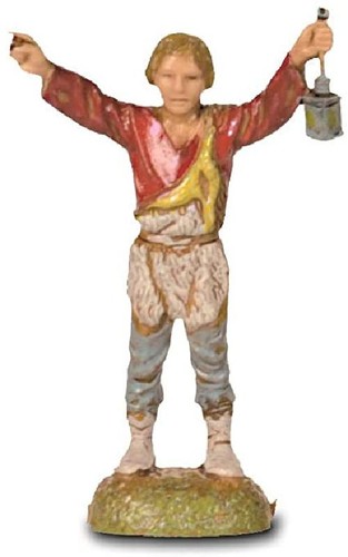 Pastore statuina - pastore, con