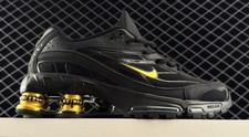 NIKE SHOX RIDE 2 SP SUPREME NERO GOLD TAGLIA 43 RESO GRATIS