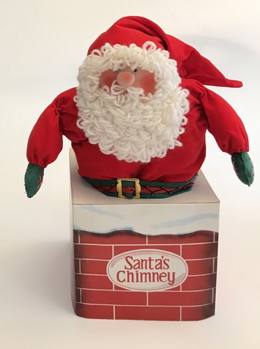 Peluche camino babbo natale - camino,