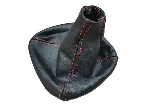 Cuffia leva cambio pelle nera - leva,