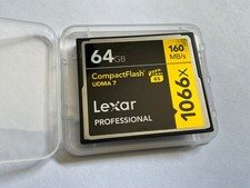 1pcs 64gb LEXAR Pro UDMA 1000x
