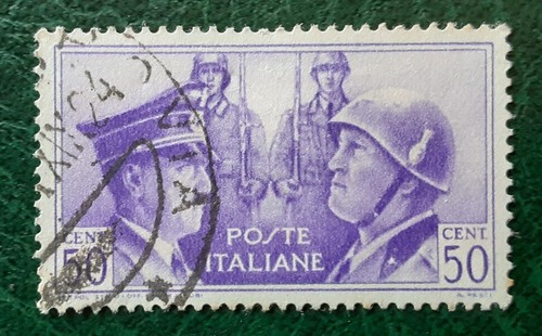 Italia 1941 50c usato - italia, hitler