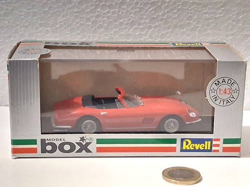 Model box revell 8418 ferrari - box,