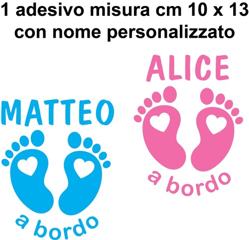 Adesivi decal bimbo bimba - adesivi,