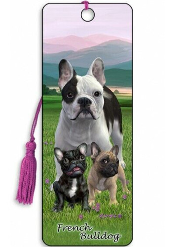 French bulldog bookmark - bulldog,