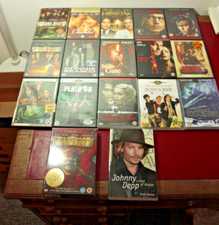 Bundle of 16 Johnny Depp DVD's