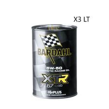 3 LITRI OLIO MOTORE AUTO BARDAHL XTR C60 100% SINTETICO RACING 39.67 SAE 5W50