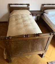 Letto singolo a barca, presunto XIX secolo 200x90