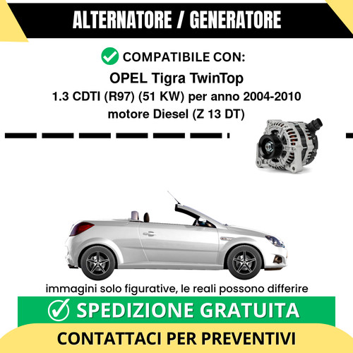 Alternatore opel tigra - opel,