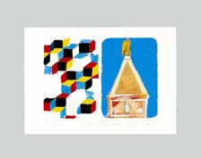 Joe TILSON - "Campanile di San Marco", 2016 - Serigrafia, carborundum 39,9 x 55