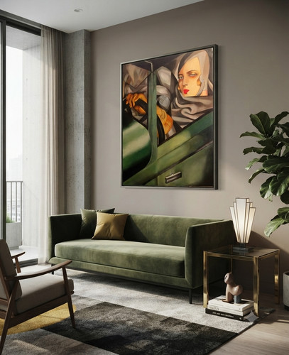 Quadro tamara lempicka olio - lempicka,