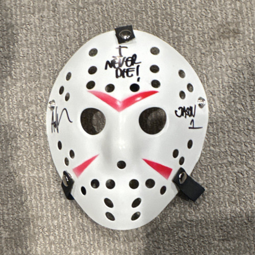 Jason mask signed - by, first
