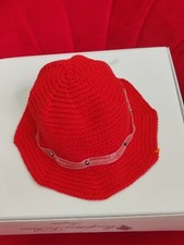 -20% CAPPELLINO ESTIVO FATTO A MANO ALL'UNCINETTO PER BAMBINA 