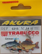 AMI DA PESCA 6315 AKURA TRABUCCO HOOKS NICHELATO PALETTA HAMEÇON MARE BIGATTINO