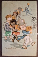 CARTOLINA PUBBLICITARIA OLEOBLITZ Illustratore V. Castelli - ANNO 1921 - fp VG