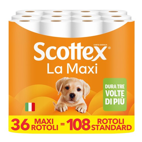 Scottex carta igienica maxi - scottex, la