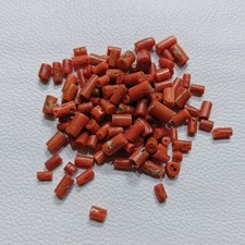 Perline di corallo vintage 100% naturale Italia perle di corallo pietre prezi...