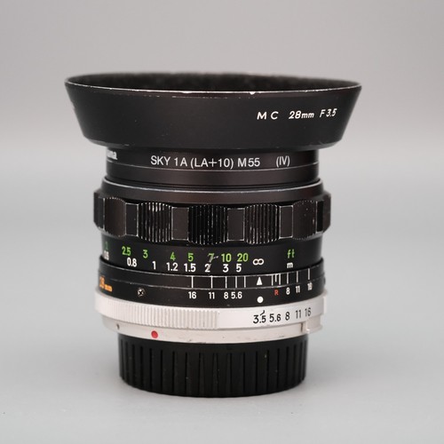 Minolta rokkor sg 28mm - mc, w.rokkor-sg