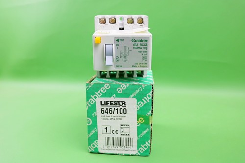 Crabtree lifestar 63a 100ma - lifestar, 4