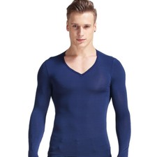 Top uomo autunno scollo a V