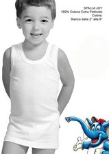 CANOTTE BIMBO VOGATORE SPALLA JOY CANOTTIERA INTIMO FRAGY MADE IN ITALY