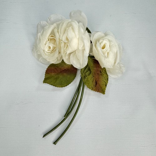 Vintage fabric brooch bouquet - fabric,