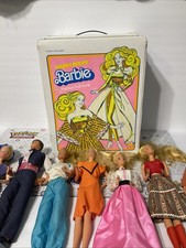 Vintage 1980 MATTEL "GOLDEN DREAM" BARBIE FASHION DOLL BAULE PORTAOGGETTI - Extra! Guarda!