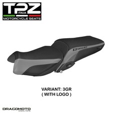 BMW R 1200 RT 2014-2018 Rivestimento Sella BR12RTO1-3GR-3 TPZ grigio CON LOGO