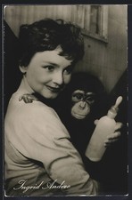 Cartolina attrice Ingrid