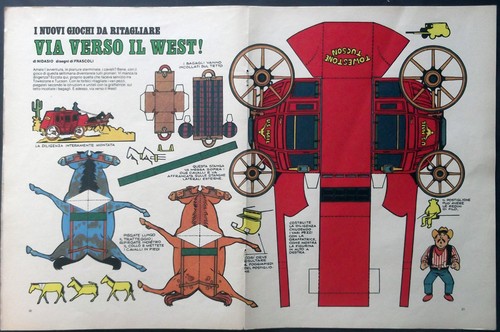 Carro far west - far, gioco